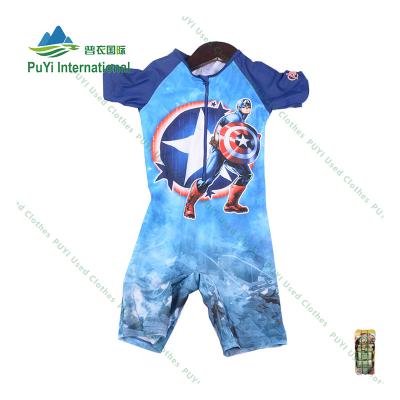 China Polyester/Cotton Summer Swimwear Children Used Clothing VIP Clothing Bullets 45kg Mixed Used Clothing for sale