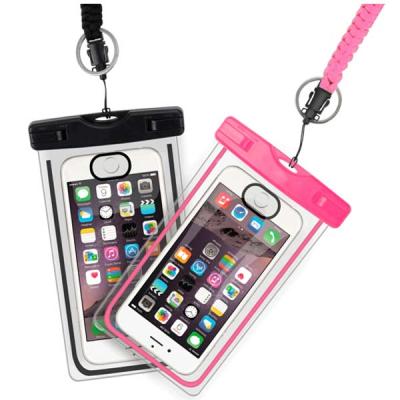 China Mobile Phone Waterproof Bags TPU/PVC Swimming Waterproof Cell Phone Bags For Iphone for sale