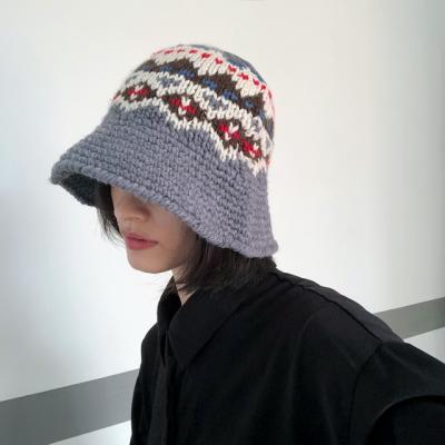 China Fast Delivery Good Quality Design Character Handsome Crochet Bucket Hats for sale