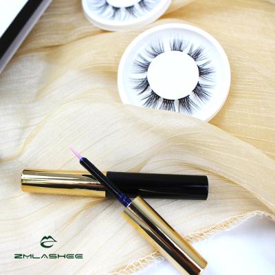 China 25-30 Times Free Sample Pre-Cut Segmented Strip Eyelash With Glue Free Custom Box Design for sale