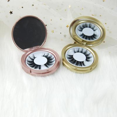 China natural soft 9d faux mink tray faux mink lashes 3d faux mink eyelashes for sale