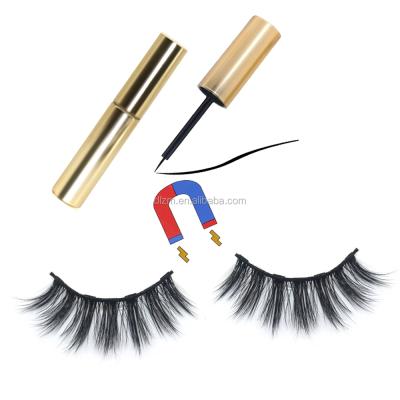 China Full Volume US Warehouse How To Make False Eyelashes Magnetic Eyelashes Eyeliner for sale