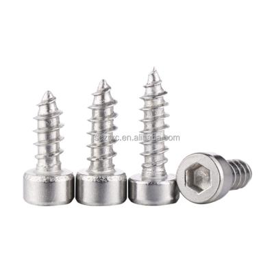 China Cheese 304 Hexagon Wood Socket Head Cheese Stainless Steel Hex Screws Self Tapping Wood Screws For Wood Construction for sale