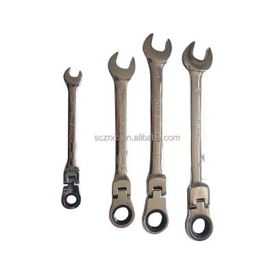 China High Quality CRV Chrome Vanadium Combination Ratchet Wrench 24mm Adjustable Spanner Steel Wrench for sale