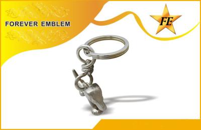 China Metal Keychains relativo à promoção de bronze/cobre 3D com anel rachado + anel do salto à venda