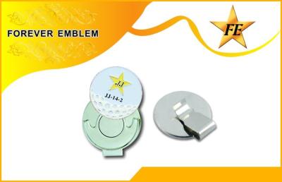 China Zinc Alloy Golf Hat Clip And Enamel New Magnetic Ball Marker Hat Clips for sale