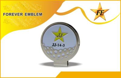 China Soft Enamel Ball Marker Golf Ball Marker Hat Clip Custom Nickel Plating for sale