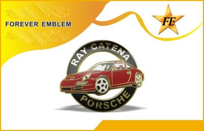 China Car Club Custom Logo Metal Car Emblem Logo Badge For Premium Member for sale