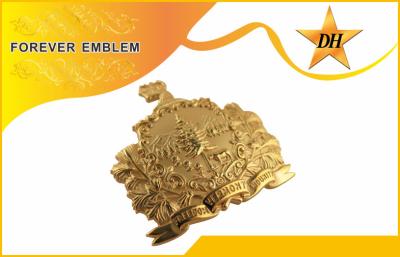 China O mini emblema feito sob encomenda do Pin 3D, liga de zinco/bronze/Pin lapela do cobre Badges à venda