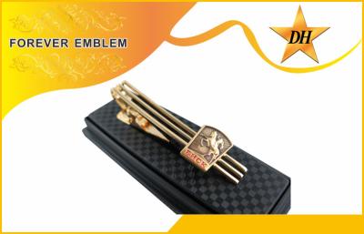 China 3D Gold Plating Custom Tie Bars Antique For Promotion Gifts for sale