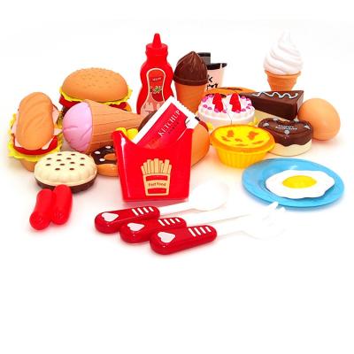 China Eco-Friendly Child Toy Fast Food Toys Factory Eco-friendly Material Hot Sales Plastic Set for sale