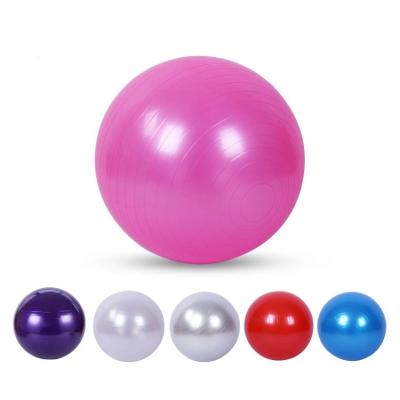 China Soft Ideal For Yoga Fitness Pilates Yoga Balance Ball With Pump Yoga Exercise Ball for sale