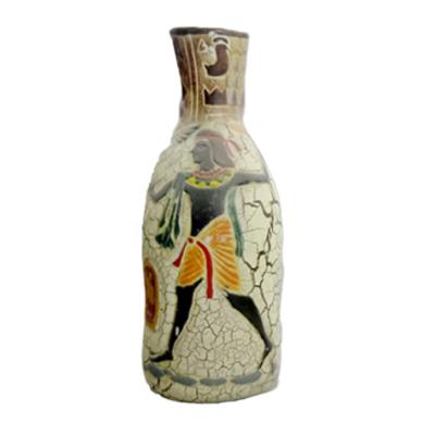 China CLASSIC ceramic handmade home vase with decoration for sale