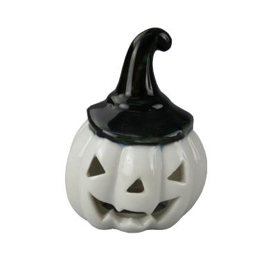 China Festival Decoration Hallowmas Decoration Mini Ceramic Pumpkin for sale