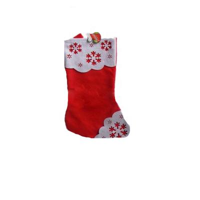 China Hanging Felt Boots Design Handmade Popular Red Christmas Tree Decorative for sale