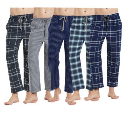 China Wholesale Cheap Men's Pajama Bottoms Cotton Plaid Flannel Pajama Pants Male Lounge Pants QUICK DRY QUICK DRY Pants for sale