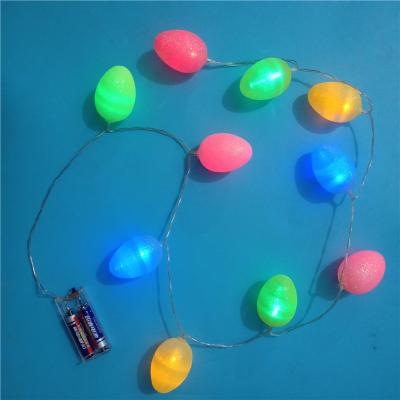 China Wholesale Factory Outlets 3AA Plastic Egg Christmas / Easter Holiday LED String Light Battery Operated for sale