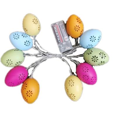 China Factory Outlets Plastic Battery Operated Decorative LED Easter Egg String Light for sale