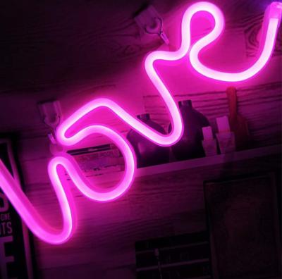 China Hot Selling Custom PVC Neon Light 3AA Battery Operated Wholesale for sale