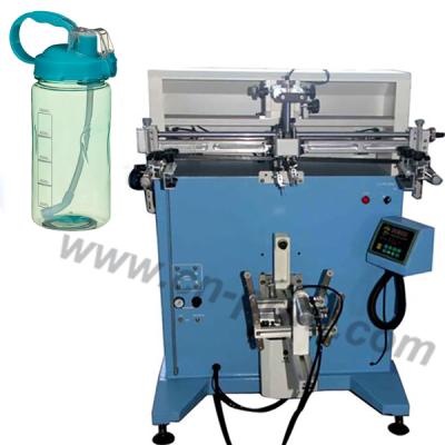 China Printing on Bottles Cylinder Screen Printing Machine Bottle Printing Machine Silk Screen Maquina Para serigrafia for sale