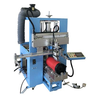 China Factory New Technology Automatic Fire Extinguisher Cylinder Screen Printer with One Line UV Curing System LC-600UVC for sale