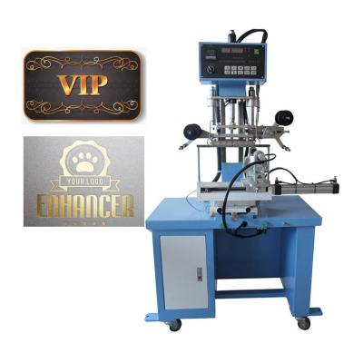 China Factory Pneumatic Hot Stamping Machine Plane And Round Outdoor Hot Foil Stamping Machine For Leather for sale