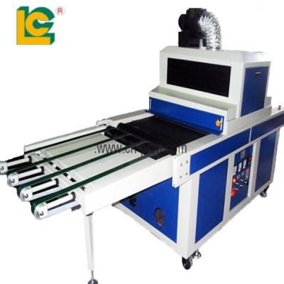 China Plastics Curing Flat Oven Conveyor UV Curing Machine Dryer For UV Ink PP PET for sale