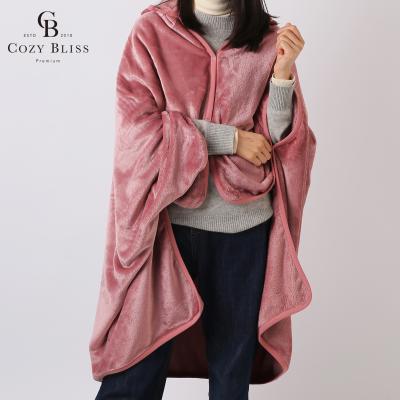 China Bliss New Arrival Oversize Wearable Poncho Oversize Poncho Comfortable PORTABLE Blanket Hoodie for sale