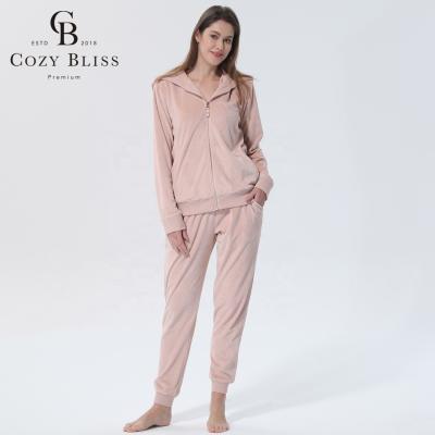 China Home of Bliss Rib Velor Women Thermal Cozy Pants Loungewear Pajamas Pants Lady Sleepwear for sale