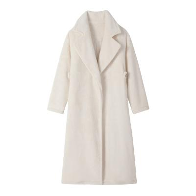 China Women's QUICK DRY Cozy Coaty Bathrobe Long Robes Winter Wear Sleep Plush Fleece Bliss Happiness Sleepwear for sale