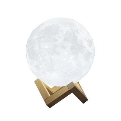 China Modern hot sale 3d printing moon lamp 3d led lamp creative valentine gift for sale