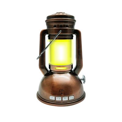 China Traditional Retro Table Light Horse Table Lamp Rechargeable Kerosene Lamp With For Sound for sale