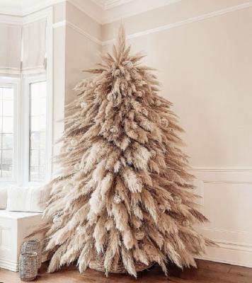 China Decoration H05490 Wedding Christmas Tree Home Decor Pampas Grass Tree Decoration Pampas Grass Christmas Tree For Home Decor for sale