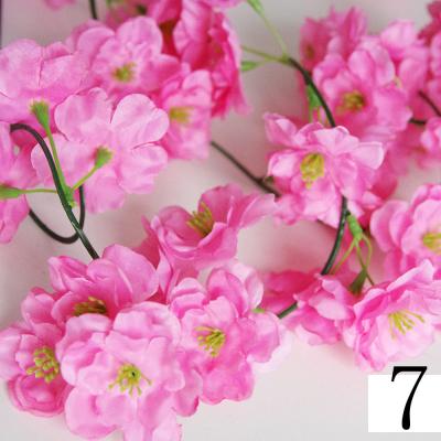 China Home Wedding Party Decoration 200cm Sakura Artificial White Flower Cherry Blossom Branches Wholesale L06567 for sale