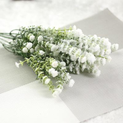 China Fashional Bulk White Artificial Flower Baby's Breath Flowers Gypsophila Flower Wedding Decoration Backdrop S15696 for sale