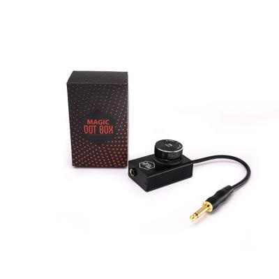 China Good Aluminum Alloy Portable Using Tattoo Supply Tattoo Switch Power Unit Easy To Use Tattoo Magic Dot Box for sale