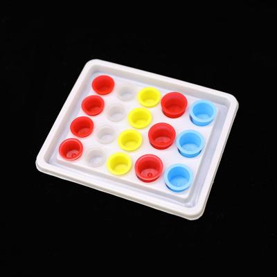 China Aimeng Bluenova Clean Hot Selling Permanent Makeup Tattoo Supplies White Silicone Tattoo Ink Cup Holder for sale