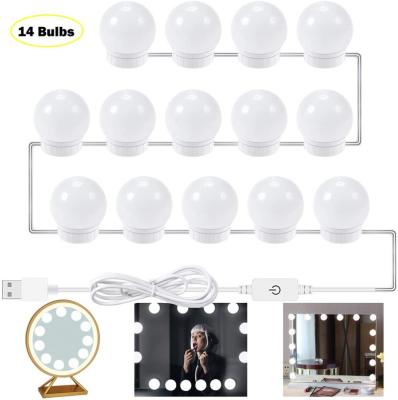 China New Design Industrial Bulbs Vanity Mirror Hollywood Style Lights for sale