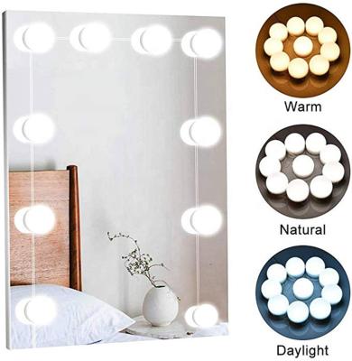 China Industrial Hollywood Style Dressing Table Bathroom LED Mirror Bulbs 5 Color DIY LED Makeup Dressing Table Mirror Lights with Dimmer for sale