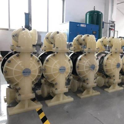 China Automotive industry high quality American OVELL A30PPGGP DN80 pp pneumatic diaphragm pump for pumping sewage / double diaphragm air power pump for sale