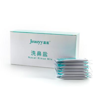 China Fine Particle High Quality Durable Using Various Home Use 4.5g Medical Rinse Salt Nose Nasal Cleansing for sale