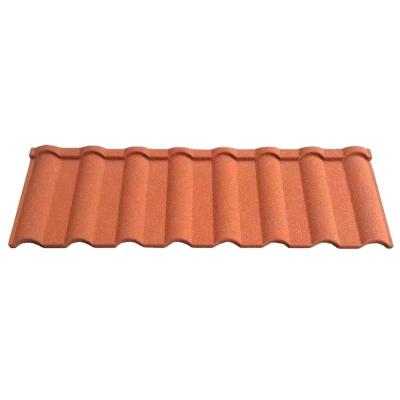 China Traditional Galvalume Zinc Metal Aluminum Flat Plate Stone Coated Roof Tile for sale