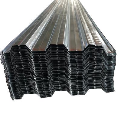 China Modern Cold-rolled Corrugated Steel Floor Decking , Stainless Steel Plate Sheet Galvanized Steel Decking for sale