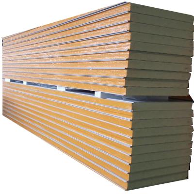 China 50-200mm Thickness Modern Thermal Insulation Polyurethane PU Sandwich Panel Roofing And Wall Panels for sale