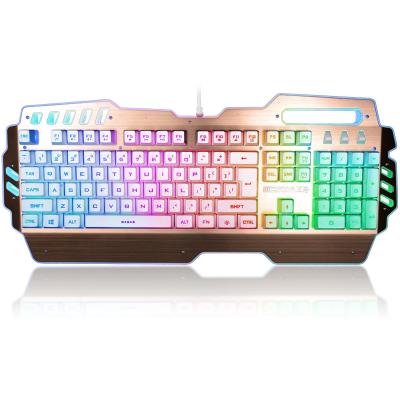 China Kundenspezifische LED-PC Spiel-Tastatur Alumium-Legierungs-Platte mit ABS biegsamem Trägermaterial zu verkaufen