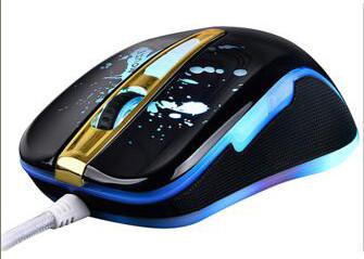 China Desktop / Laptop Ergonomic Wired Gaming Mouse With LED Light Change for sale