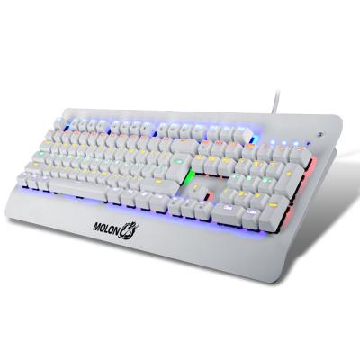 China LED verdrahtete mechanische Tastatur Spiel-Tastatur USBs Berufs- 104 Schlüssel zu verkaufen