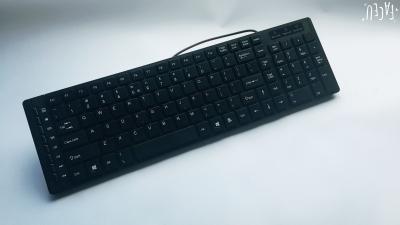 China Erstklassige stille verdrahtete Spiel-Tastatur Silm für PC Tischrechner zu verkaufen