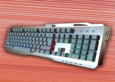 China Teclado mecánico atado con alambre USB impermeable de las multimedias del teclado LED del juego en venta