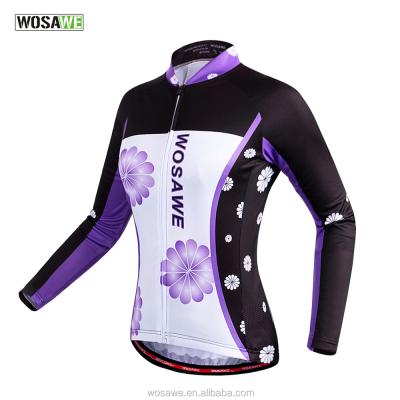 China Wosawe Cycle Antibacterial Custom Fit Ladies Slim Shape Cycling Tank Top for sale